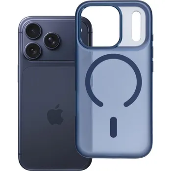 Náhradní díl pro mobilní telefon Kryt Flexline Mag Cover s MagSafe pro iPhone 17 Pro tmavě modré