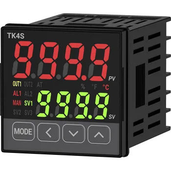 TRU COMPONENTS TK4S-14RC PID termostat K, J , E , T , B , R , S , N , C , L , U , PL-II -199.9 do 999.9 °C SSR, relé 3 A (d x š x v) 70.5 x 48 x 48 mm
