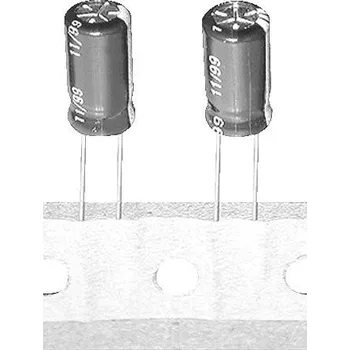 Kondenzátor Kemet elektrolytický kondenzátor radiální 25 V/DC 20 procent (Ø x v) 6.3 mm x 11.0 mm 1 ks