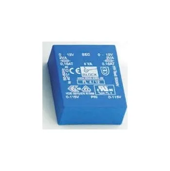 Transformátor Transformátor PCB, sekundární napětí: 8V ac, počet výstupů: 2 průchozí otvor 6VA