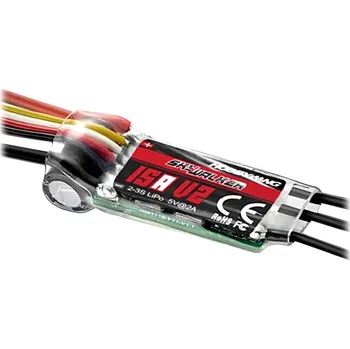 RC vybavení Hobbywing Skywalker V2 15A Brushless letový regulátor pro model letadla Zatížitelnost (max. A): 30 A