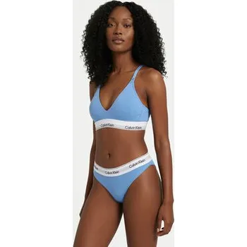 Kalhotky Calvin Klein Underwear Brazilské kalhotky LV00QF8522 Světle modrá XS