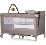 CHIPOLINO Postýlka cestovní s přebalovací podložkou Luna Tiramisu