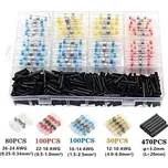 Kabelová spojka pájecí s cínem a bužírkou, sada 800ks