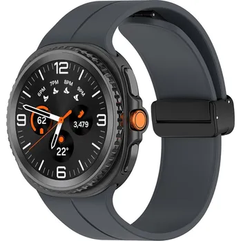Příslušenství k fitness náramku Techsuit - Řemínek na hodinky (W011) - Samsung Galaxy Watch8 40mm/Watch8 44mm/Watch8 Classic - šedý