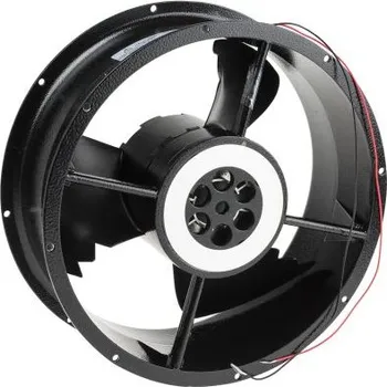 Průmyslový ventilátor Axiální ventilátor dc 254 x 254 x 89mm, průtok vzduchu: 934.4m³/h 29W 24 V DC, řada: CD24B3 Kruhový