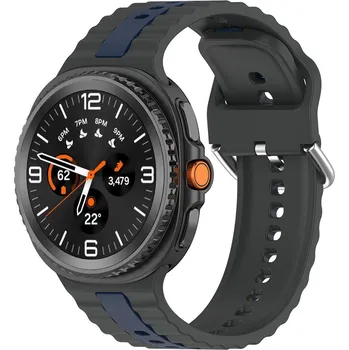 Příslušenství k fitness náramku Techsuit - Řemínek na hodinky (W078) - Samsung Galaxy Watch8 40mm/Watch8 44mm/Watch8 Classic - Shadow Gray