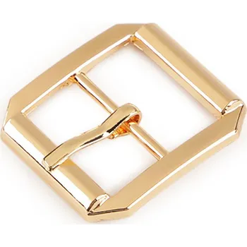 Kovová spona / opasková přezka, průvlek 20 mm, střední, 2 zlatá klasik