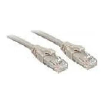 Datový kabel LINDY 48009 RJ45 síťové kabely, propojovací kabely CAT 6 U/UTP 20.00 m šedá 1 ks