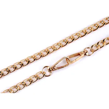 Řetízek Řetízek na kabelky a mobilní telefony s karabinou délka 120 cm, Balení 1 ks, Varianta zlatá klasik