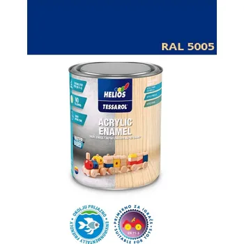 univerzální barva TESSAROL akrylátový email RAL 5005 satin 0,2l ( )