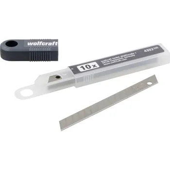 Skalpel Wolfcraft 4302000 Odlamovací čepele 9 mm 10 ks
