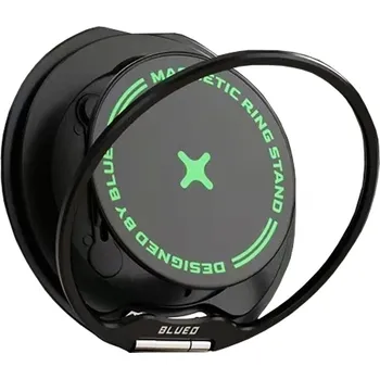 Blueo - tenký magnetický držák na prsteny - černý
