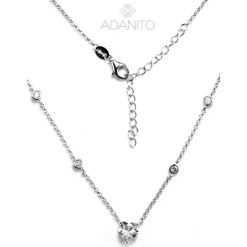 Náhrdelník Stříbrný náhrdelník srdce