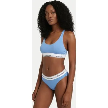 Podprsenka Calvin Klein Underwear Podprsenka Bralette LV00QF8503 Světle modrá M