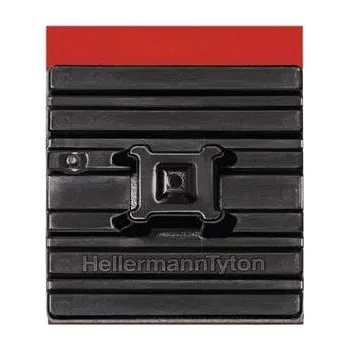 Stahovací páska HellermannTyton FMB4APT-I-PA66HS-BK úchytka samolepicí 151-01527 flexibilní podstavec , 4cestný vstup pro provlečení černá 1 ks