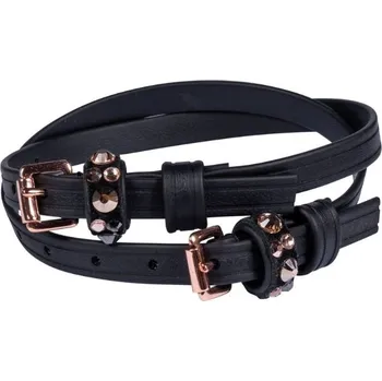 Ostruha Ostruhové řemínky HKM Rosegold Glamour black