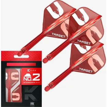 Šipka Target K-Flex Nathan Aspinall "ASP" integrované letky No2 a střední násadky