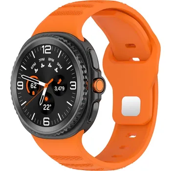 Příslušenství k fitness náramku Techsuit - Řemínek na hodinky (W050) - Samsung Galaxy Watch8 40mm/Watch8 44mm/Watch8 Classic - oranžový