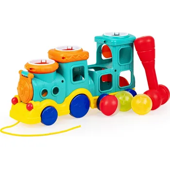 Vláček a vláčkodráha TULI FUN Zatloukačka Vláček Ťuk ťuk