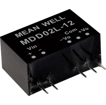 Měnič napětí MEAN WELL MDD02N-05 DC/DC měnič napětí, modul 200 mA 2 W Počet výstupů: 2 x Obsah 1 ks