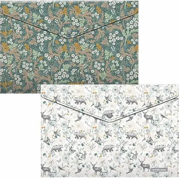 Obálka Obálka plastová s drukem A4 ErichKrause Natural Life mix designů