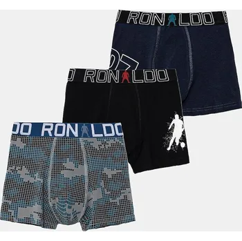 Dětské boxerky CR7 Cristiano Ronaldo 3-pack 8413.51.2051 modrá 57X, vel. 104-110