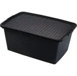 Box RATTAN 43x32x22 20l-antracit