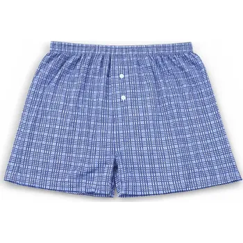 Trenýrky Pohodlné pánské trenky nadměrné velikosti různé vzory Modrý 3XL