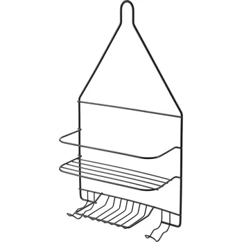 Koupelnový nábytek Koupelnová police CARL BLACK 25x45 cm černá