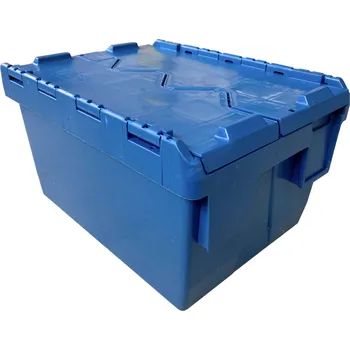 Úložný box VISO DSW4321 box s odklápěcím víkem, (š x v x h) 400 x 200 x 300 mm, modrá, 1 ks