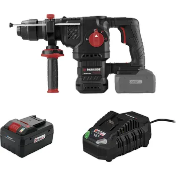 Pneumatické kladivo PARKSIDE PERFORMANCE® Aku kombinované kladivo PKHAP 2058 A1, Smart 8 Ah