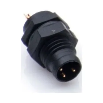 Elektrický konektor Amphenol Industrial Kulatý konektor, Přední montáž, počet kontaktů: 4, Zástrčka