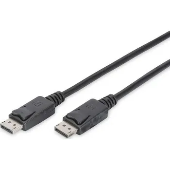 Audio kabel Digitus DisplayPort kabel Konektor DisplayPort, Konektor DisplayPort 3.00 m černá DB-340100-030-S pozlacené kontakty, fóliové stínění, stínění pletivem,