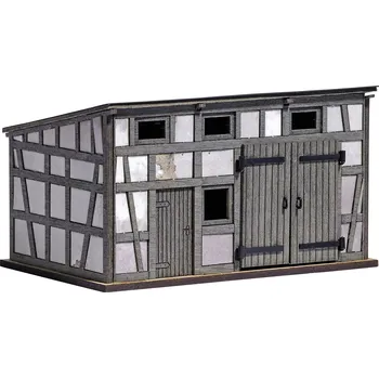 Modelová železnice Busch 8793 TT Bouřená budova