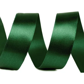 Stuha Atlasová stuha svazky po 5 m šíře 20 mm, malé, 128 zelená tm.