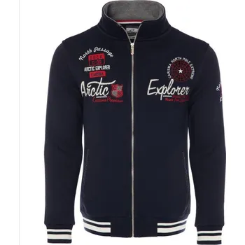 Pánská mikina CARISMA mikina pánská 5234 s límcem XXL tmavě modrá