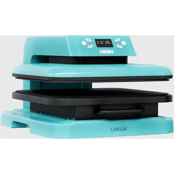 Kancelářská technika Loklik Auto Heat Press Zahřívací lis tyrkysová