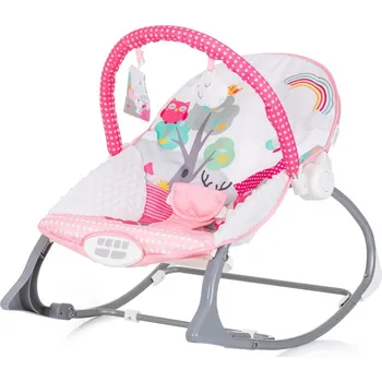 Hračka pro nejmenší CHIPOLINO Dětské houpací křesílko Melody Pink