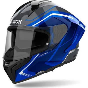 Helma na motorku Integrální helma AIROH Matryx Wide (lesklá modrá), vel. S