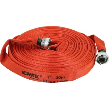 Zahradní hadice Požární hadice 1" 30m 18 barů s koncovkami, Verke V60125