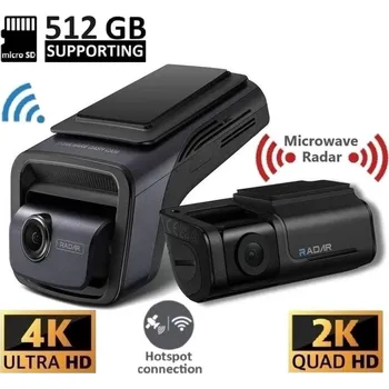 Kamera do auta Thinkware U3000 2CH Autokamera 4K+2K, WiFi, GPS, BT, mikrovlnný senzor, Hotspot