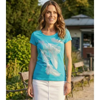 Dámské tričko Dámské triko ALTISPORT CARRYOVER ALW112122 TYRKYSOVÁ XS