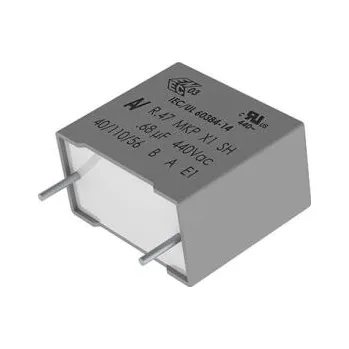 Kondenzátor Fóliový kondenzátor, řada: R47 X1 2.2μF ±10procent 440 V ac, 1000 V dc, Průchozí otvor KEMET