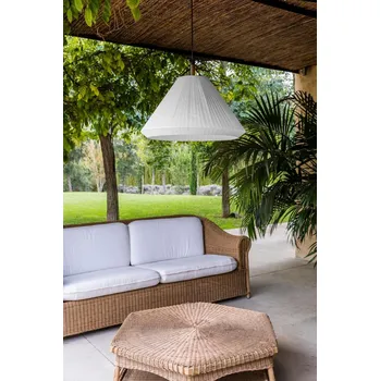 Venkovní osvětlení SAIGON šedá/bílá, závěsné svítidlo T70 - FARO