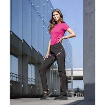 Dámské kalhoty Dámské softshellové kalhoty ARDON®CREATRON® černo-růžová 34 Velikost: 34, Barva č: černá