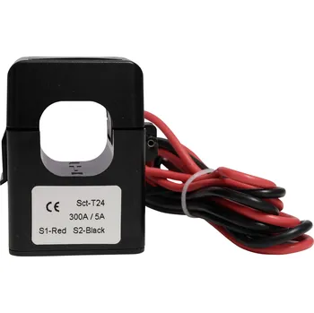 Transformátor Counttec ESCT-T24 KW30300 měřicí proudový transformátor Primární proud 300 A Sekundární proud 5 A Ø průchodky vodiče:25 mm zaklapovací montáž 1 ks