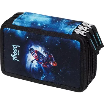 Penál školní penál třípatrový hokej