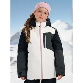 Dětská móda Dívčí snowboardová bunda s membránou 10000 4F 4FJRAW25TTJAF1060-11S 140
