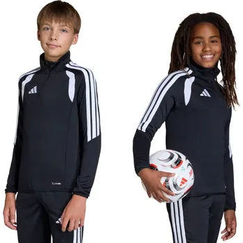 Chlapecká mikina Dětská mikina adidas Tiro 26 League Training Top černobílá JY7161 128 cm